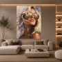 City Glow Modernes Wandbild als Acrylglasbild