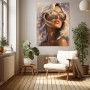 City Glow Modernes Wandbild als Acrylglasbild