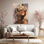 City Glow Modernes Wandbild als Acrylglasbild