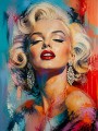 Pop-Art Diva – Modernes Wandbild als Gallery Leinwand