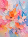 Blütenpoesie in Pastell – Leinwand & Acrylbild