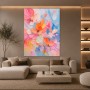 Blütenpoesie in Pastell – Leinwand & Acrylbild