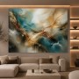 Dynamische Farbwelten – Abstraktes Wandbild als Gallery Leinwand