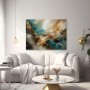 Dynamische Farbwelten – Abstraktes Wandbild als Gallery Leinwand