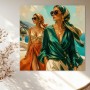 Mediterrane Eleganz – Wandbild als Gallery Leinwand