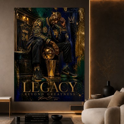 Legacy Basketball Wandbild als Gallery Leinwand