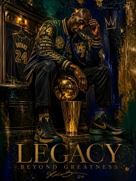 Legacy Basketball Wandbild als Gallery Leinwand