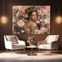 Königin der Rosen – Wandbild als Gallery Leinwand