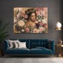 Königin der Rosen – Wandbild als Gallery Leinwand