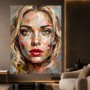 Ausdrucksstarkes Porträt als Leinwandbild und Acrylglasbild