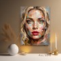 Ausdrucksstarkes Porträt als Leinwandbild und Acrylglasbild