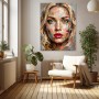 Ausdrucksstarkes Porträt als Leinwandbild und Acrylglasbild