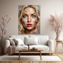 Ausdrucksstarkes Porträt als Leinwandbild und Acrylglasbild