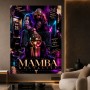 Mamba Mentality Basketball-Legende – Modernes Wandbild als Leinwandbild