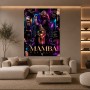 Mamba Mentality Basketball-Legende – Modernes Wandbild als Leinwandbild