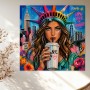 New York Muse – Modernes Wandbild als Leinwandbild