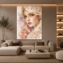 Zarte Spitzenpoesie – Wandbild als Gallery Leinwand