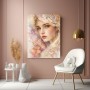 Zarte Spitzenpoesie – Wandbild als Gallery Leinwand