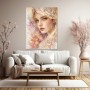 Zarte Spitzenpoesie – Wandbild als Gallery Leinwand
