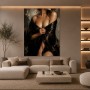 Sinnliche Eleganz – Acrylbild und Luxus Wandbild in dunklen Tönen