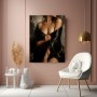 Sinnliche Eleganz – Acrylbild und Luxus Wandbild in dunklen Tönen