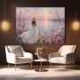 Sommerabend am See – Gallery Leinwand & Poster mit Blumenromantik