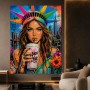 Pop Art New York Liberty – Modernes Wandbild als Gallery Leinwand