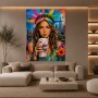 Pop Art New York Liberty – Modernes Wandbild als Gallery Leinwand