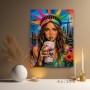 Pop Art New York Liberty – Modernes Wandbild als Gallery Leinwand
