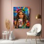 Pop Art New York Liberty – Modernes Wandbild als Gallery Leinwand