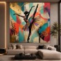 Ballerina in Farbe – Modernes Wandbild als Gallery Leinwand