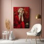 Rote Eleganz – Porträt als Wandbild und Fine Art Print