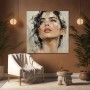 Modernes Wandbild „Blick ins Licht“ – Fine Art Print Porträt