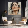 Modernes Wandbild „Blick ins Licht“ – Fine Art Print Porträt