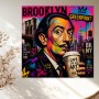 Brooklyn Dali Pop Art Wandbild – Poster im Street-Art-Look