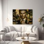Goldener Erfolgsporträt als Leinwand & Modernes Wandbild