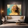 Sonnenlicht-Porträt als Leinwand und Acrylbild