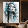 Ausdrucksstarkes Porträt als Modernes Wandbild & Acrylglasbild