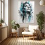 Ausdrucksstarkes Porträt als Modernes Wandbild & Acrylglasbild