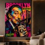 Brooklyn Pop Art Wandbild – Gallery Leinwand mit urbanem Künstlerporträt
