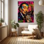 Brooklyn Pop Art Wandbild – Gallery Leinwand mit urbanem Künstlerporträt