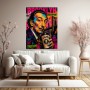 Brooklyn Pop Art Wandbild – Gallery Leinwand mit urbanem Künstlerporträt