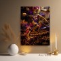 Kobe Bryant Dunk – Modernes Wandbild als Canvas Print