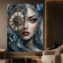 Mystische Zeitwächterin Wandbild als Acrylglasbild