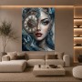 Mystische Zeitwächterin Wandbild als Acrylglasbild