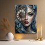 Mystische Zeitwächterin Wandbild als Acrylglasbild