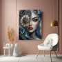 Mystische Zeitwächterin Wandbild als Acrylglasbild