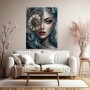 Mystische Zeitwächterin Wandbild als Acrylglasbild