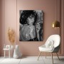 Rauchige Eleganz – Modernes Wandbild als Poster