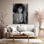 Rauchige Eleganz – Modernes Wandbild als Poster